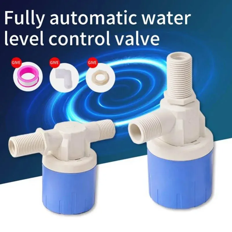 Válvula flutuante de controle de nível de água totalmente automática, 1/2 ", desligamento automático, parada automática de água, controlador automático de maquiagem de água