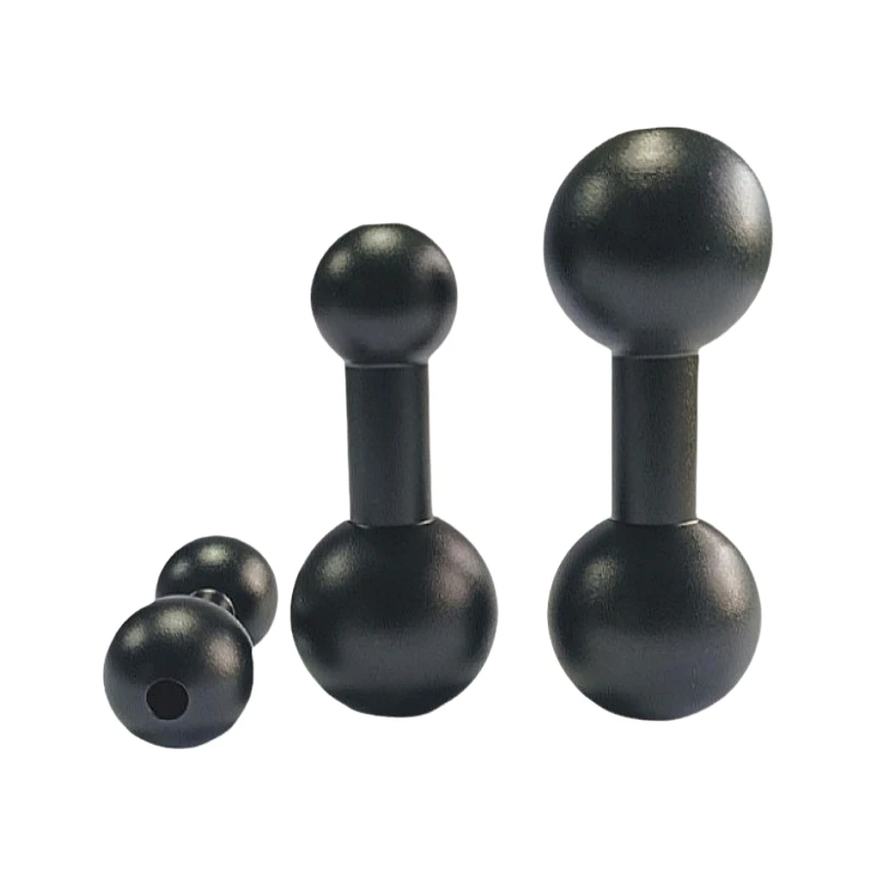 Tête à bille en alliage d'aluminium 17mm/20mm/25mm, double rotule, bielle, support de caméra de moto, accessoires de transfert