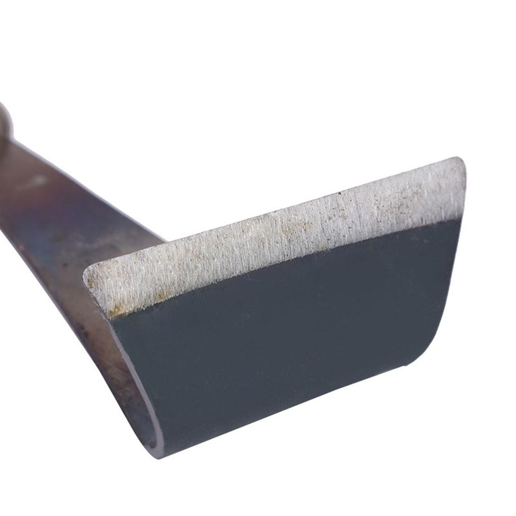 Raspador duradero, herramienta de afeitado de acero al manganeso, raspador de corteza con mango de madera, raspador con mango de madera para carpintería