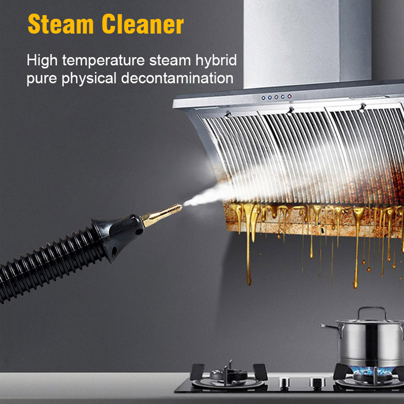 High Temperature Steam Cleaner 2600W Sterilization Pressure Jet Washer Machine for Home Car Kitchen Air Conditioner Grime Grease