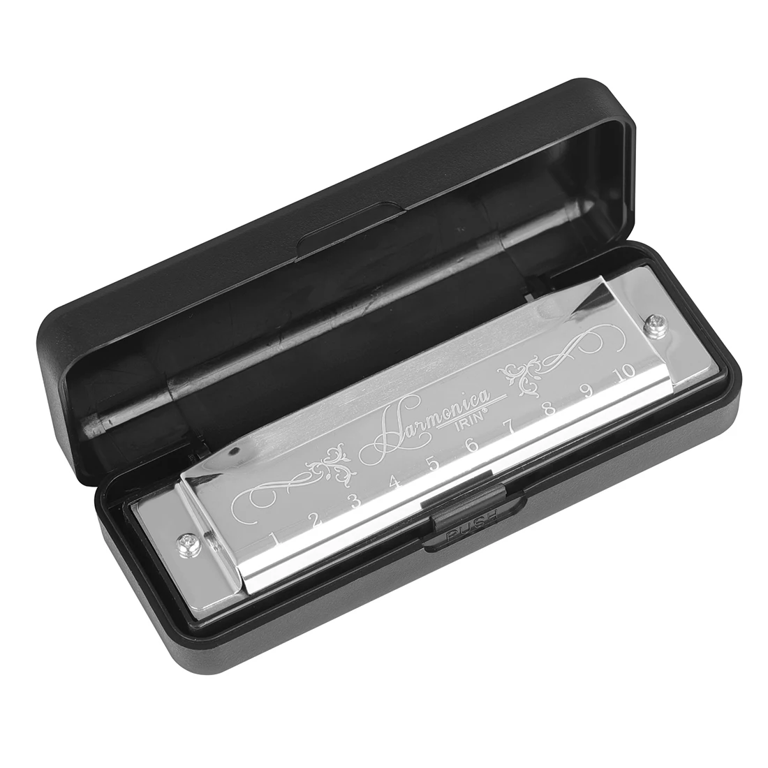 IRIN Mondharmonica Nieuwe 10-gaats 20-tone mondharmonica Veelkleurig C-sleutel Professioneel cadeau met doos voor beginners en kinderpuzzelspeelgoed