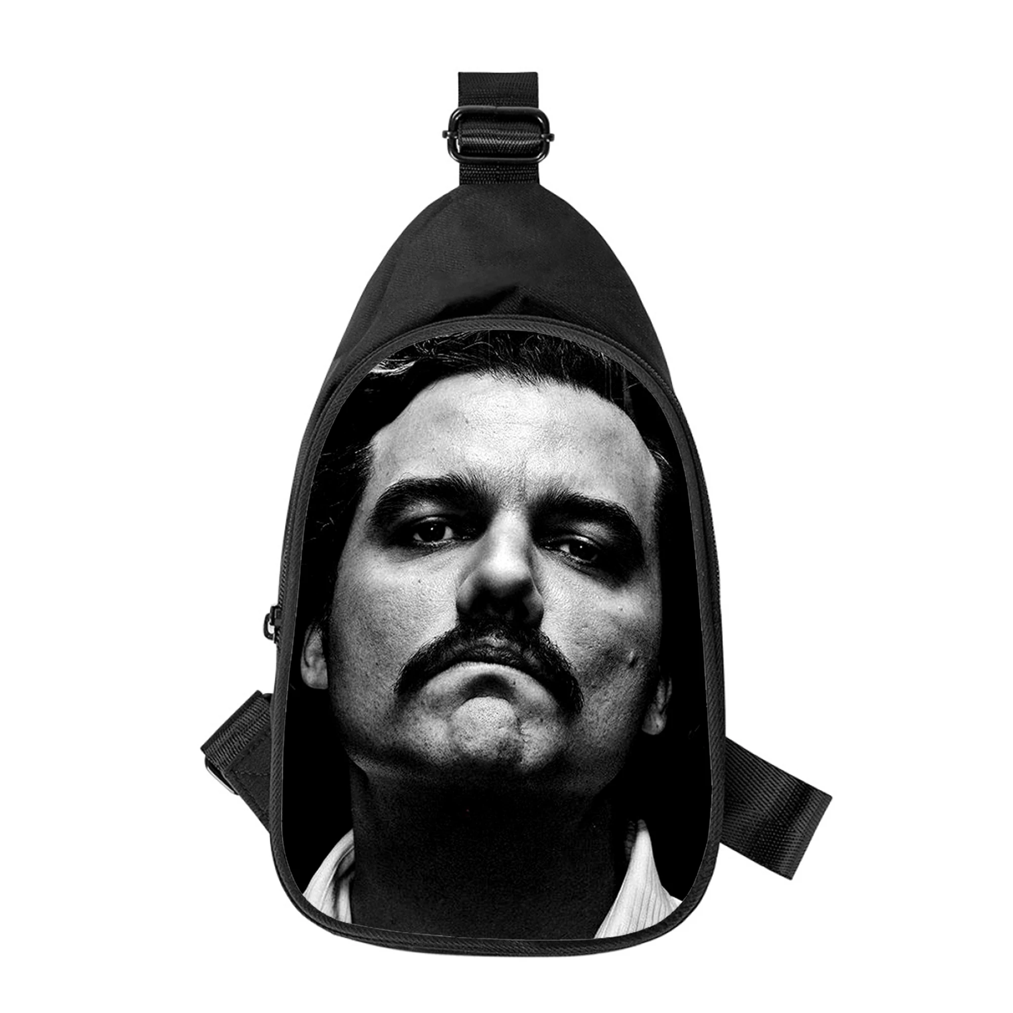 Narcos Saison 3D-Druck neue Männer Kreuz Brusttasche diagonal Frauen Umhängetasche Ehemann Schule Hüft tasche männliche Brust packung