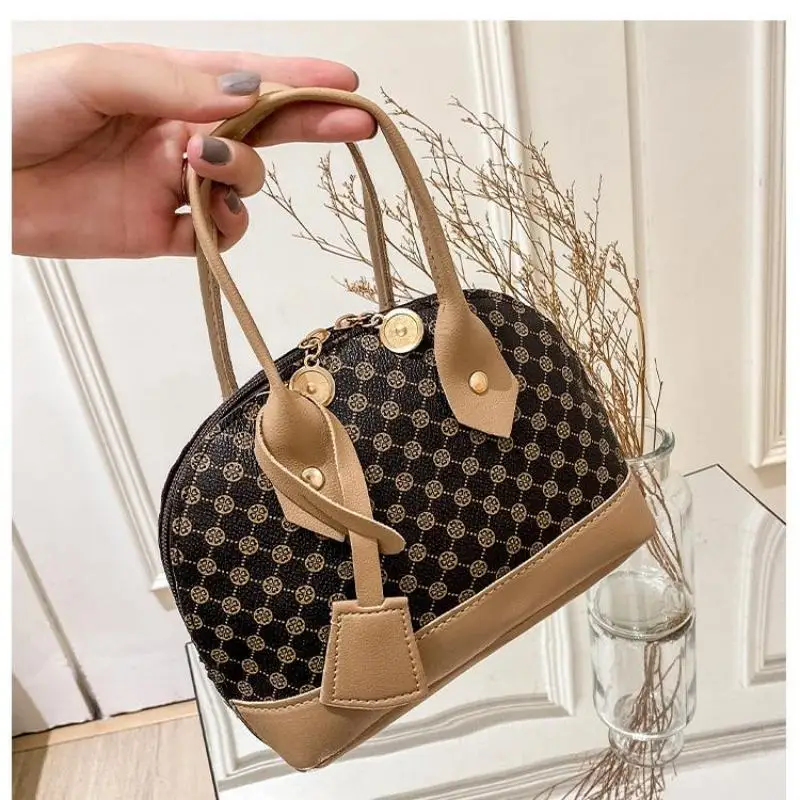Borsa a tracolla da donna alla moda Borsa a tracolla singola semplice avanzata Borsa a tracolla portatile di grande capacità
