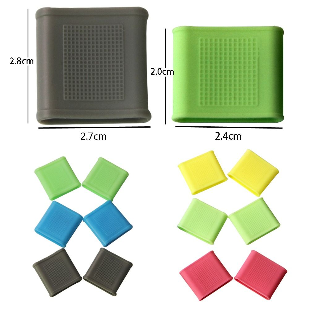 8 шт., силиконовые Нескользящие напульсники для защиты рук