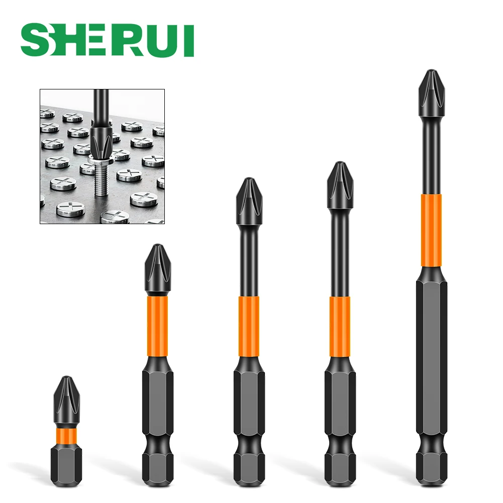 PH2 Strong Magnetic Cross Torque Head Screwdriver S2 Steel Electric Head High Hardness Magnetic Anti-slip Electric Drill Bit