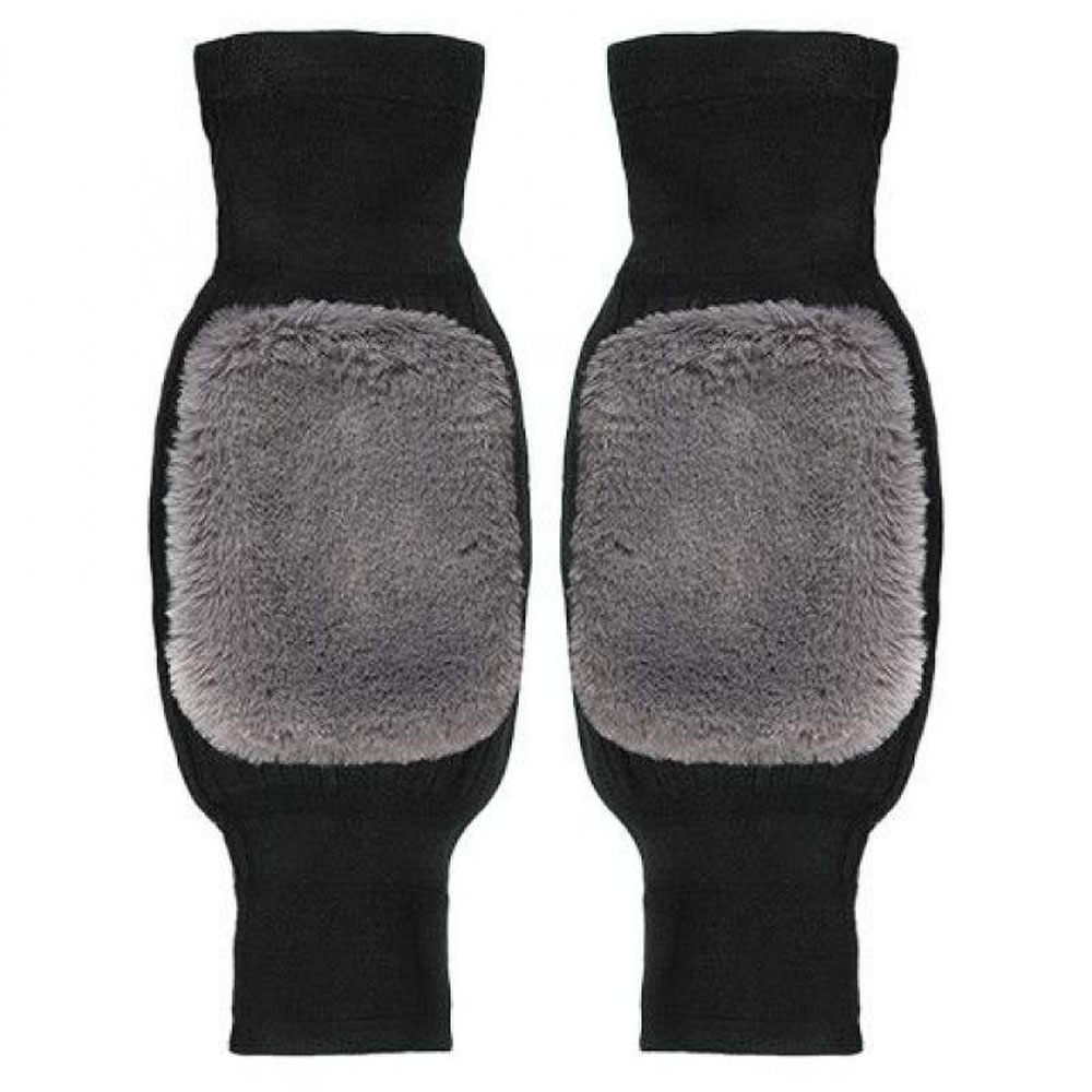 1 Mùa Đông Cashmere Miếng Lót Đầu Gối Ấm Nam Nữ Đôi Len Dày Bảo Vệ Đầu Gối Plus Nhung Gió Và Lạnh Bảo Vệ bánh Răng Tặng