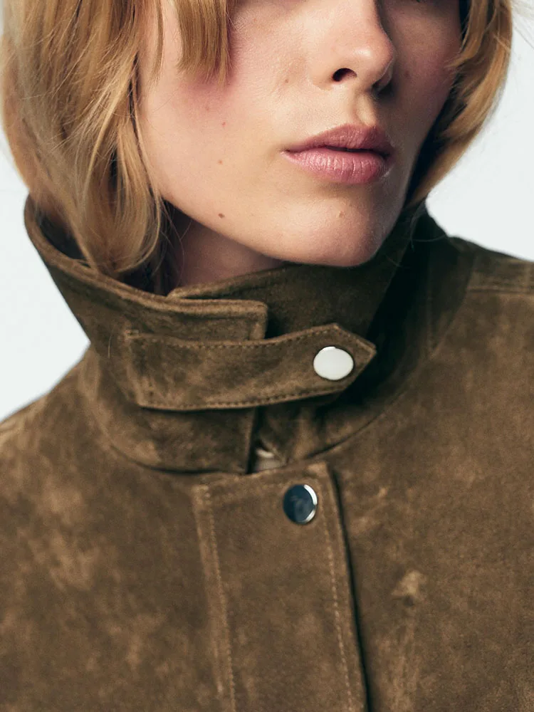 Jaqueta de Couro Casual Fena, Moda Confortável, Nova Chegada para a Temporada de Outono, Estilo E, Casaco F