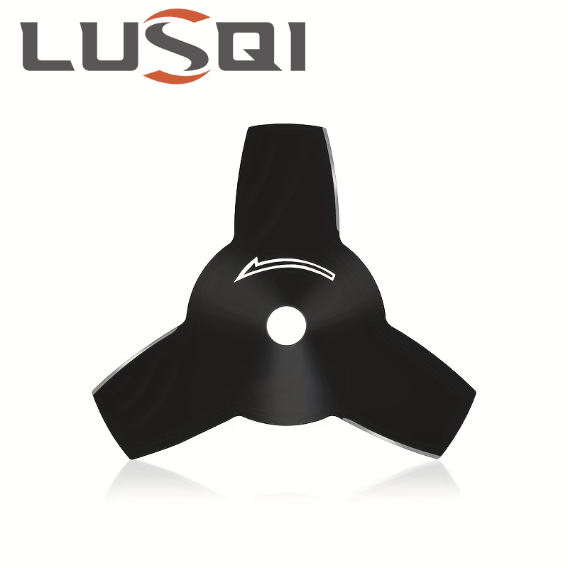 LUSQI 1pc 3 teeth lawn mower blade mower weeder brush cutter accessories steel grass head three-tooth mower blade