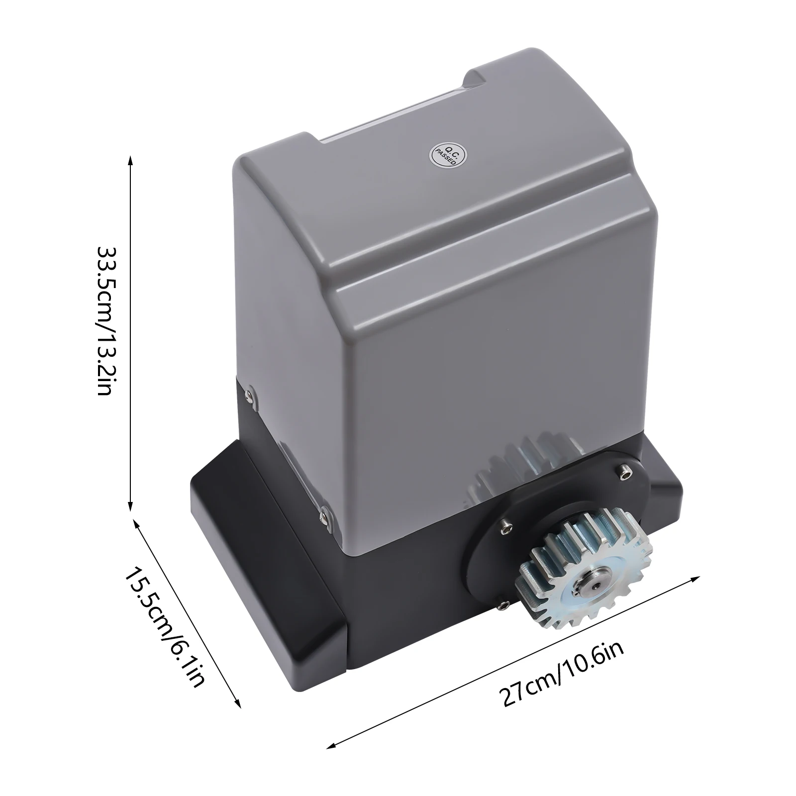 Kit di sicurezza per vialetto con motore apriporta automatico Apricancello scorrevole elettrico Azionamento per cancello scorrevole 220 V Impermeabile esterno (370 W)