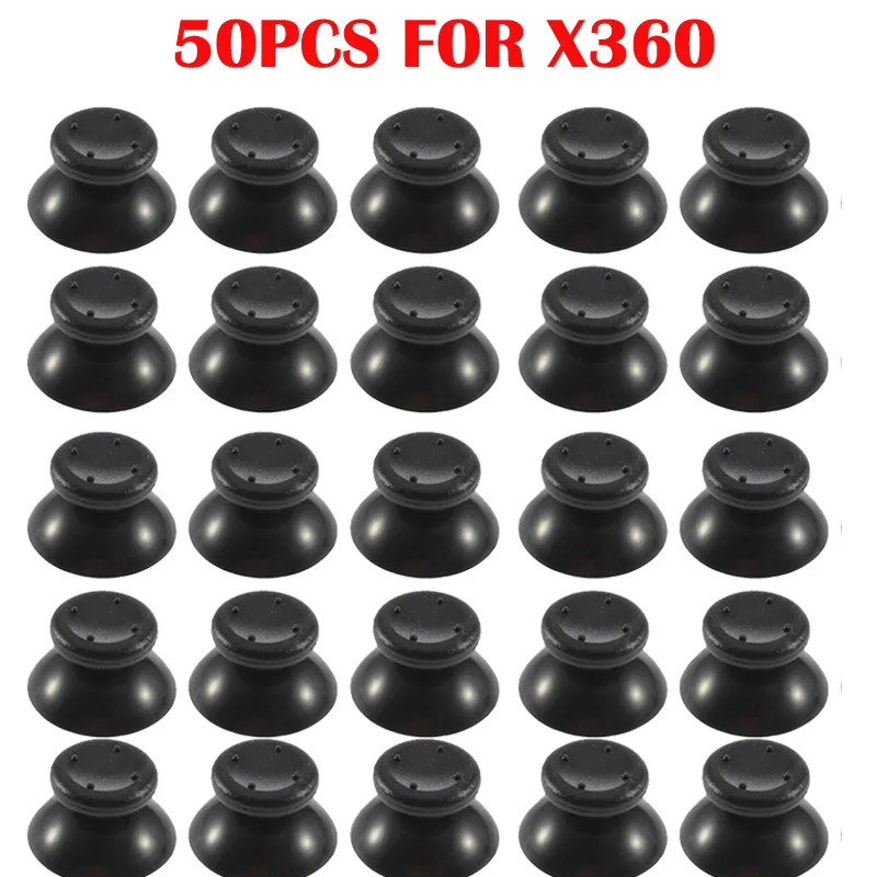 50Pc Replacement Analog Joystick Repair Part Thumbstick Thumb Stick for Ps4 Ps5 Xbox One 360 Controller Gamepad Mushroom Replace