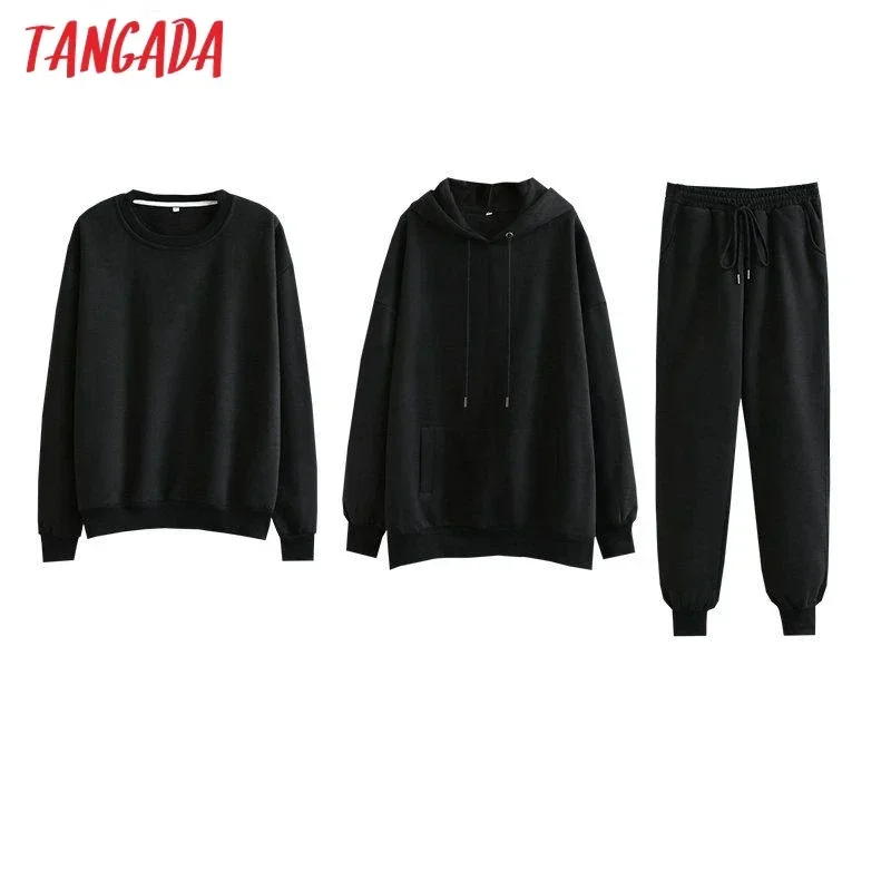 Tangada-Sudadera de lana para mujer, 2022 algodón, amygreen, sudaderas con capucha de gran tamaño, SD60, 100%