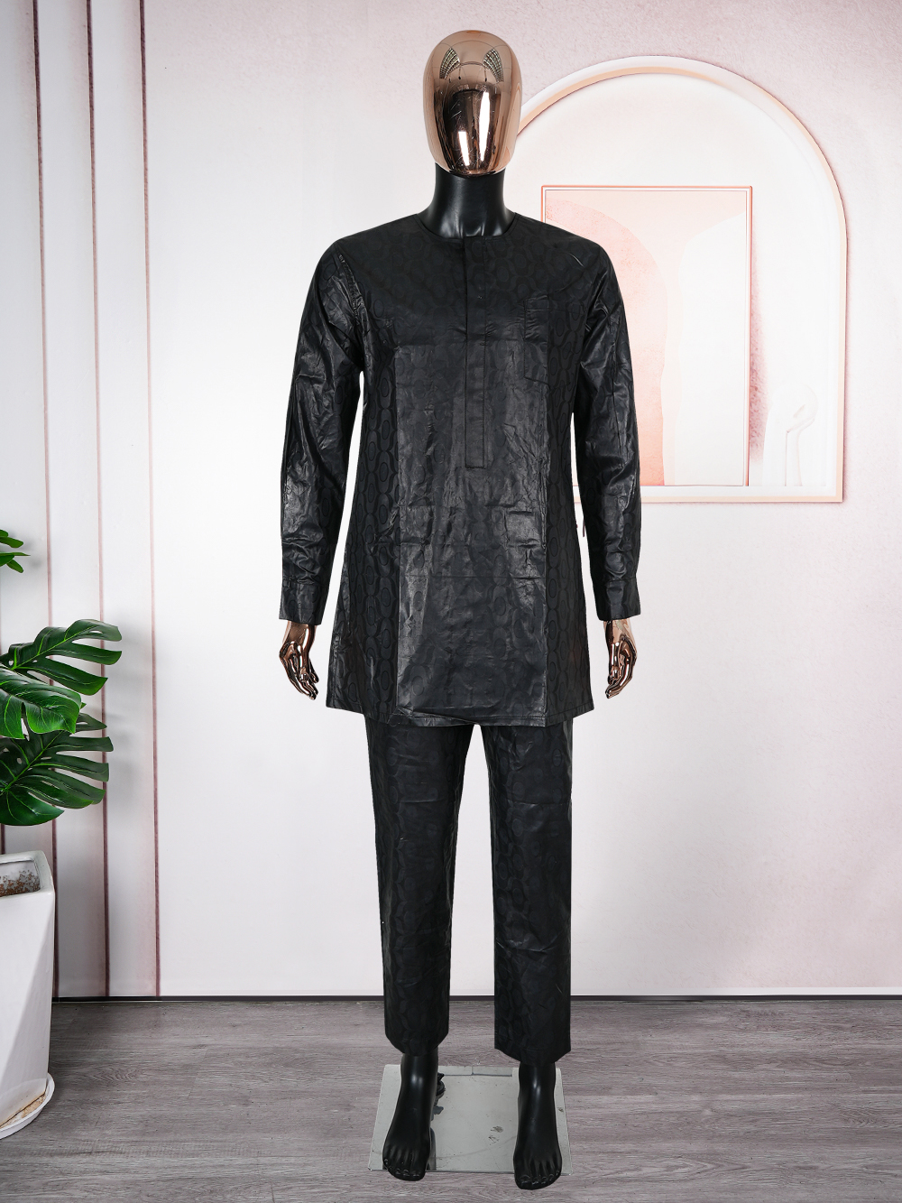 Eleganckie afrykańskie ubrania męskie Tradycyjne haftowane Bazin na wesela i przyjęcia Dashiki Afrykańskie ubrania dla par