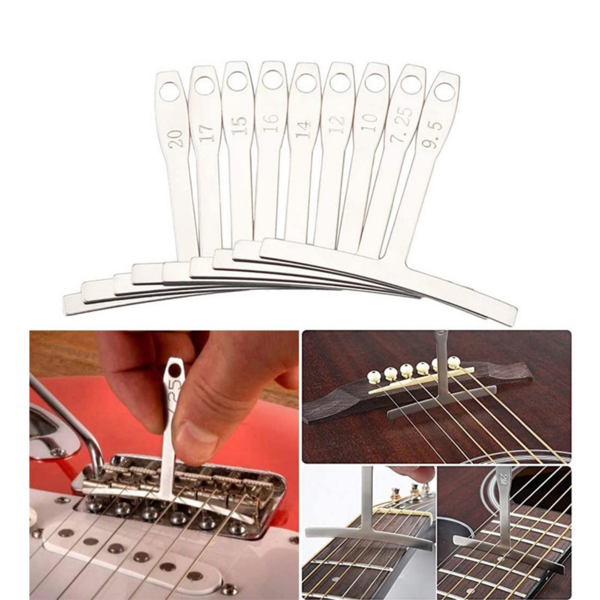 Miwayer 25-teiliges Set-Set für Gitarren-Reparaturwerkzeuge mit Tragetasche, perfektes Geschenk für Liebhaber von Musik- oder Saiteninstrumenten