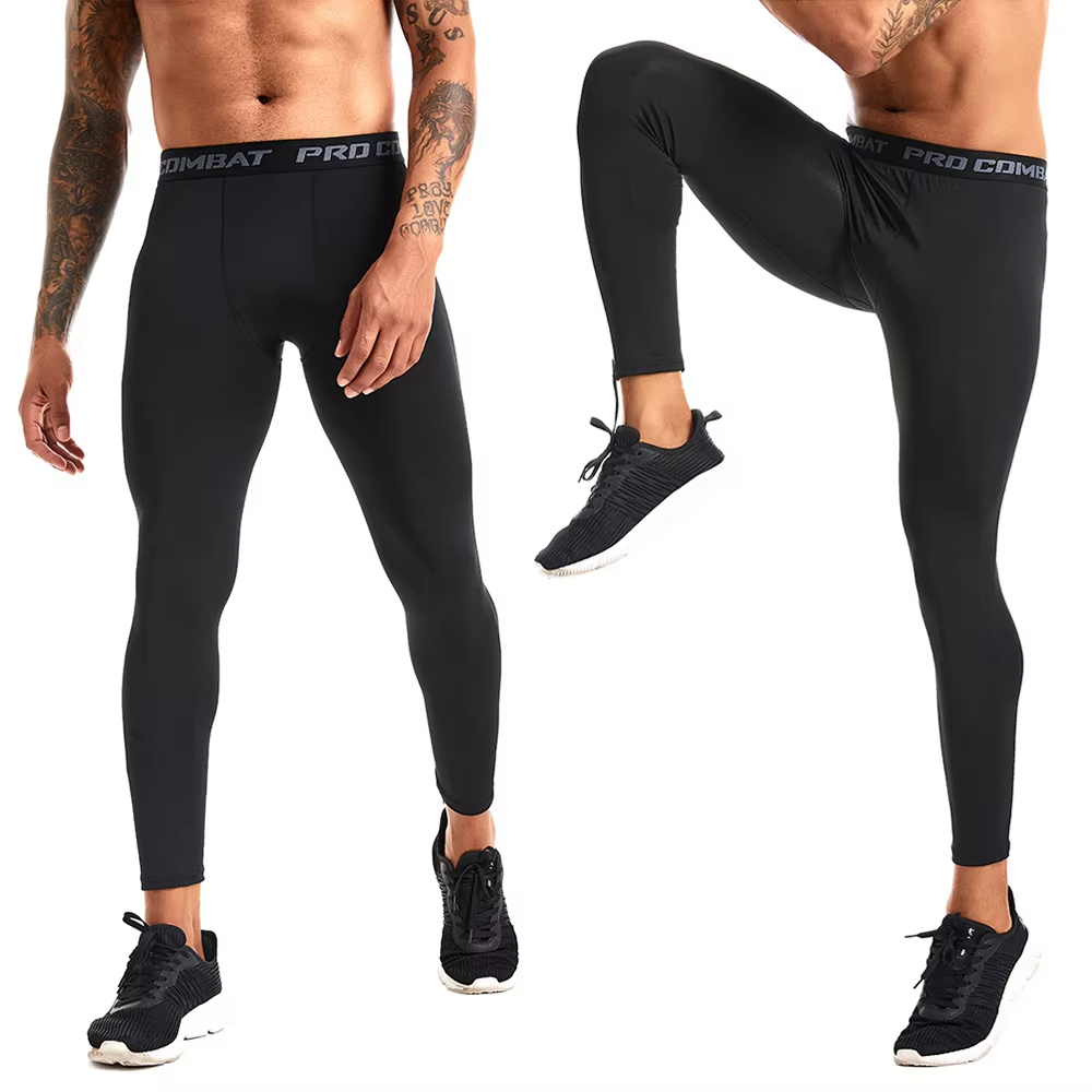 Leggings a compressione ad alte prestazioni per uomo Collant per allenamento fitness per prestazioni fitness migliorate e comfort di corsa