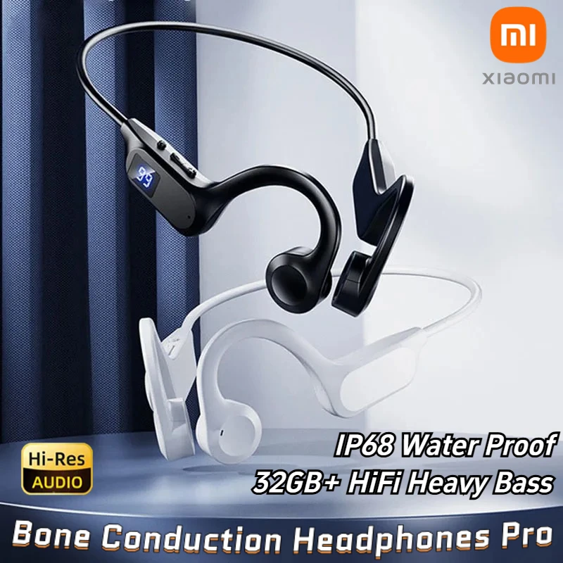 Xiaomi-auriculares de conducción ósea IP68, inalámbricos, abiertos, Bluetooth 5,2, deportivos, Bluetooth, 32GB, MP3, deportivos, nuevos