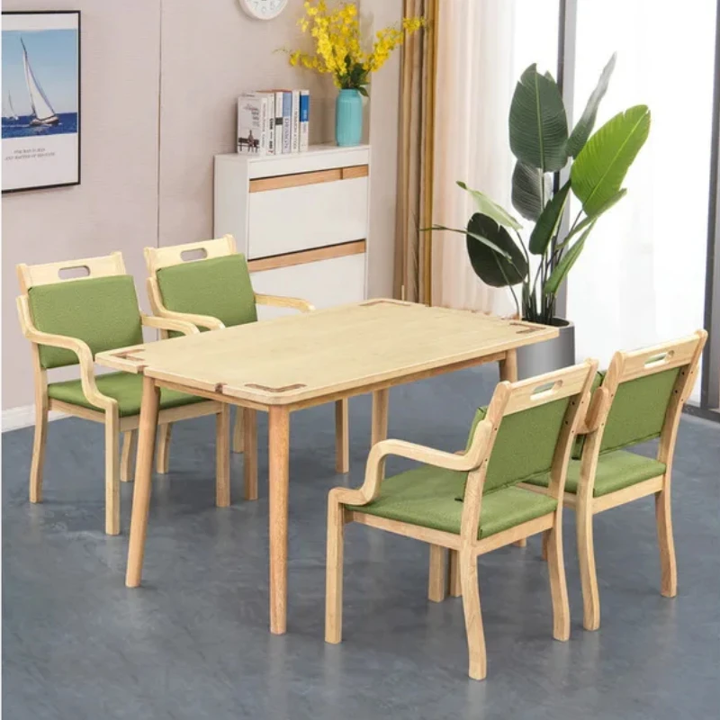 Solid Wood Tables And Chairs In Elderly Apartments, Aging Friendly Furniture, Restaurants, Nursing Homes, Dining Chairs, Tables,