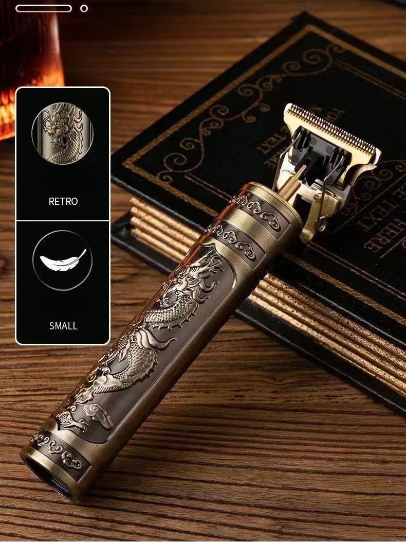2026 T9 HairClipper Beard Shaving Body Hair Trimmer Clippers Electric Machine Men Haircut Machine Barber ShaverDragon Carved