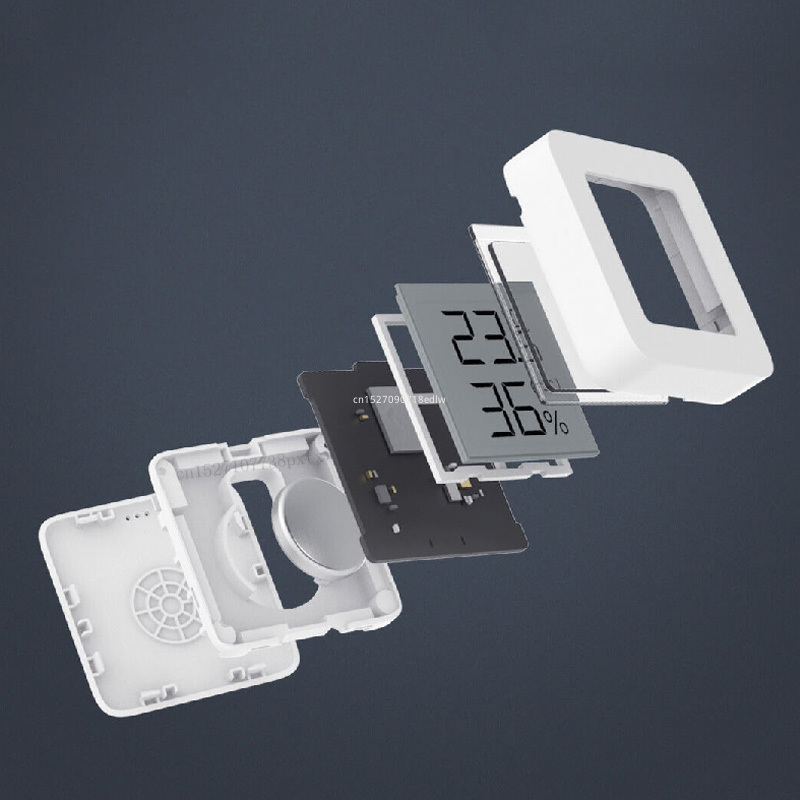 1-10 buah termometer Digital elektrik Xiaomi Mijia, termometer Bluetooth Cerdas tanpa kabel, termometer higrometer Digital bekerja dengan Xiaomi Mijia APP