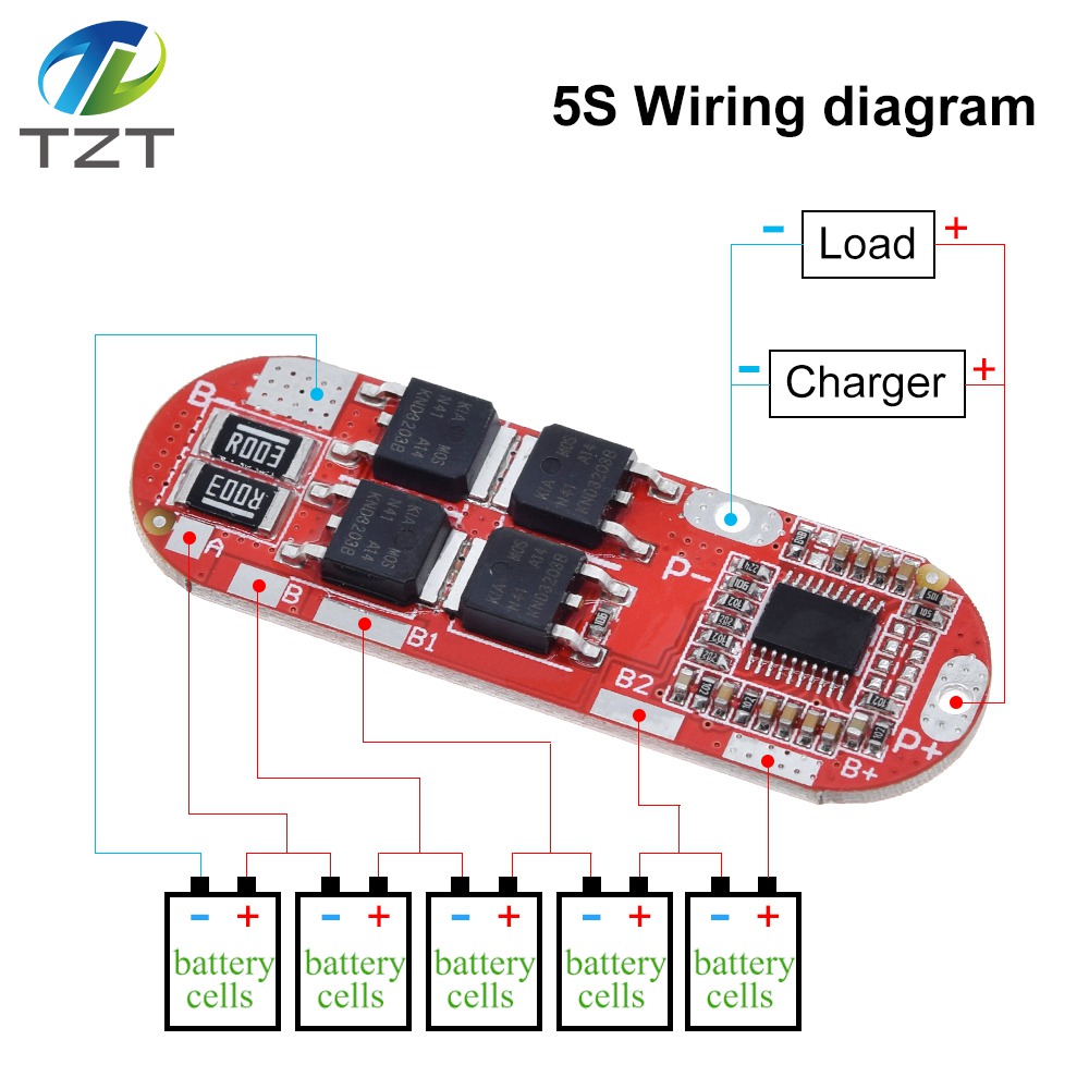 Bms 1s 2s 10a 3s 4s 5s 25a Bms 18650 Li-ion Lipo Защитная плата литиевой батареи Модуль печатной платы Pcm 18650 Lipo Bms Зарядное устройство
