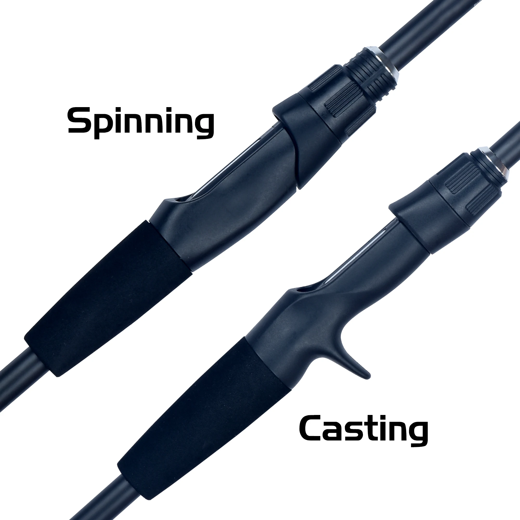 PHISHGER スピニング Baitcasting トラベルカーボンミニグッズ釣竿キャスティング重量 5-30 グラム M 高速超軽量ルアートラウトポール