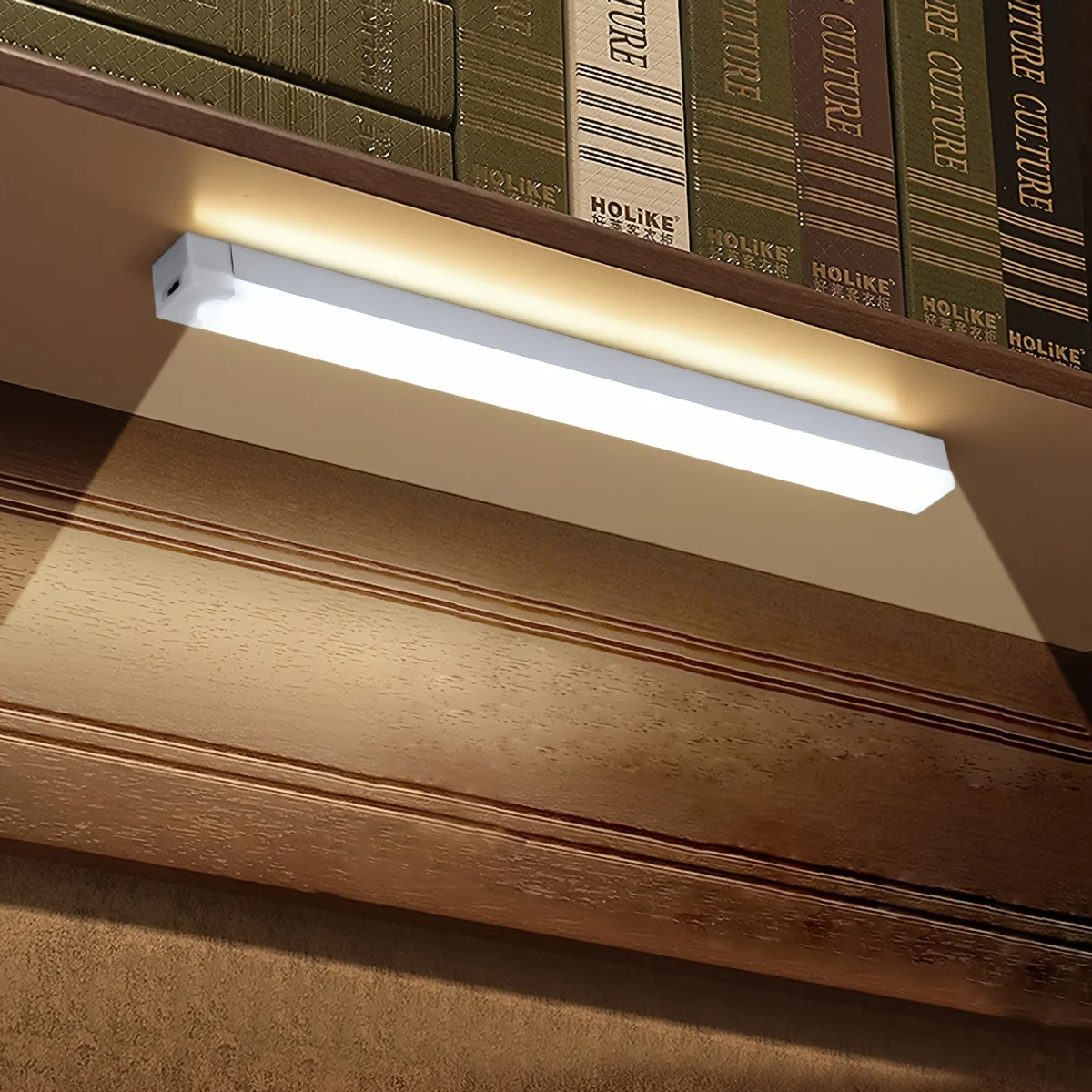 LED-balkverlichting Type C Oplaadbare bewegingssensor Dimbare detector Nachtlampje Draagbare inductiekastlamp voor keukenruimte