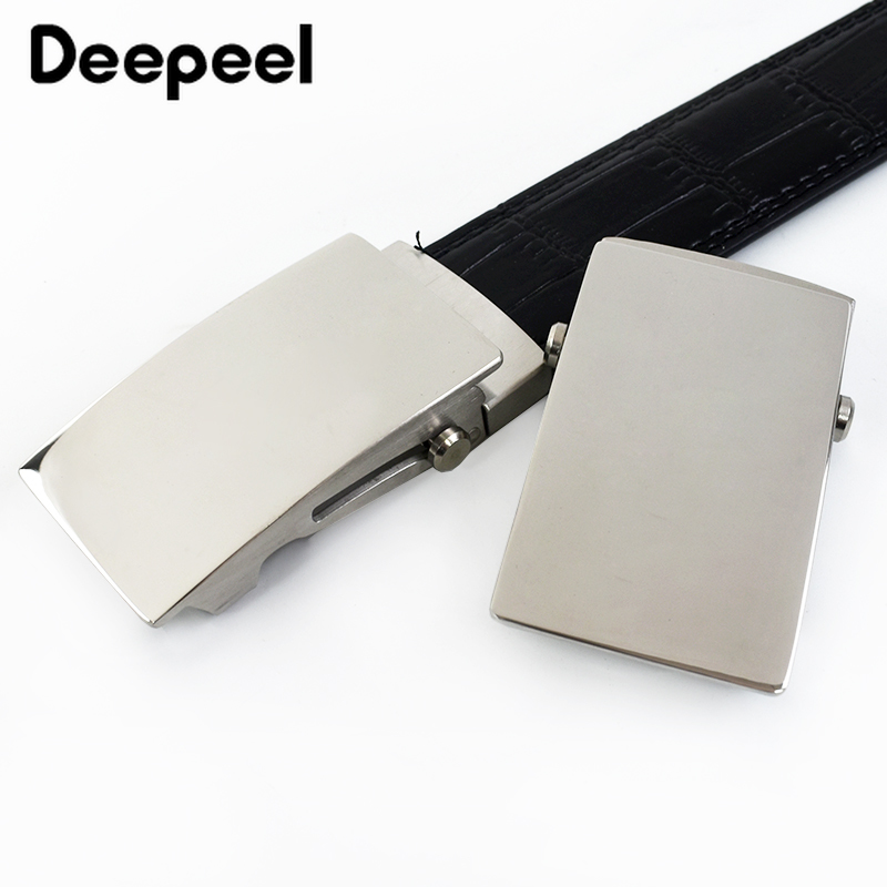 36/39mm Belt Buckle Men Stainless Steel Buckles Roller Automatic Head for 35/38mm Belts DIY Waistband Leather Craft Accessories