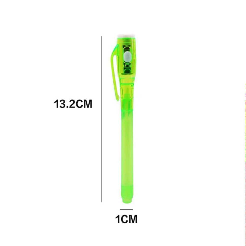 STONEGO Multi-funcional Palavra Invisível Caneta Mágica Uv Publicidade Caneta Detector de Dinheiro LED UV Caneta de Luz Invisível