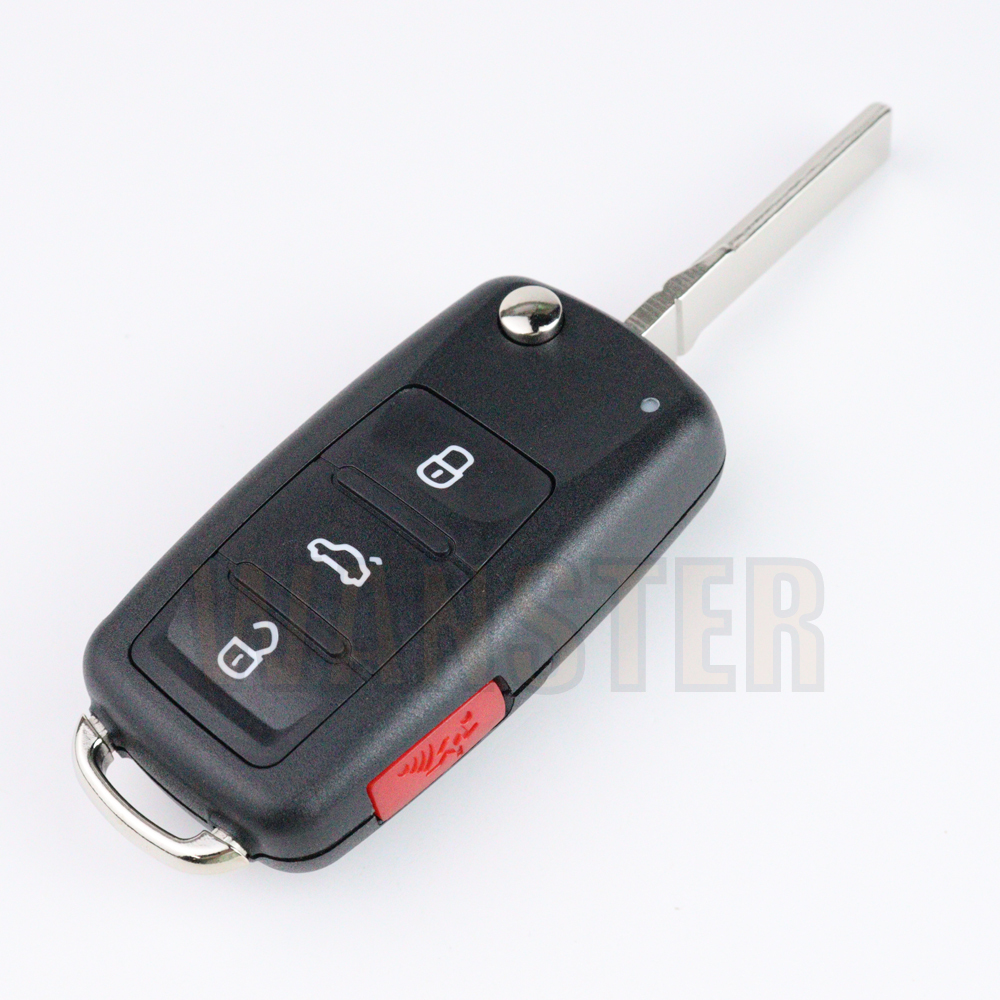 車のキーフォブケースシェルハウジング VW フォルクスワーゲン ティグアン ゴルフ トゥアレグ サジタル アマロック クラフター ポロ シュコダ MK6 パサート C ジェッタ ビートル用