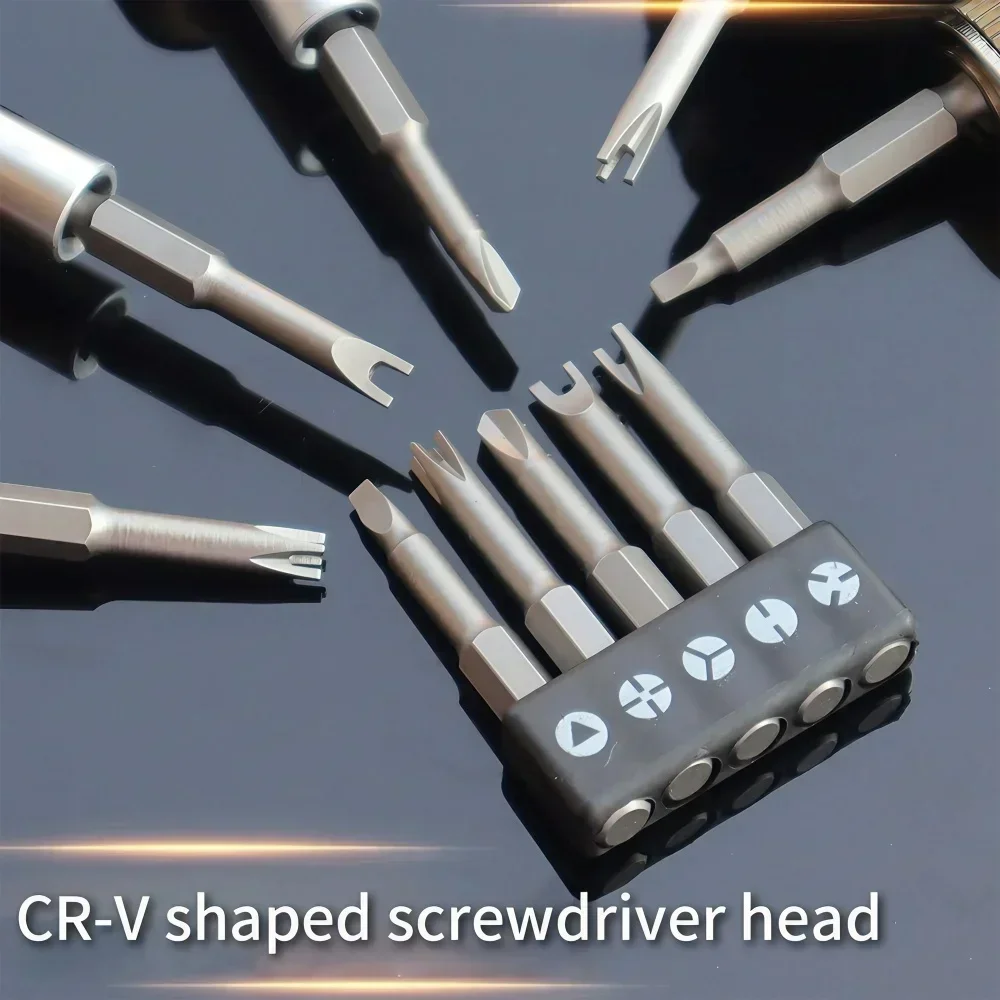 13/7/5Pcs  50mm Specialty Screwdriver Bit Set Y-Type Triangle Cross 3-Point Screwdriver Tool Accessories