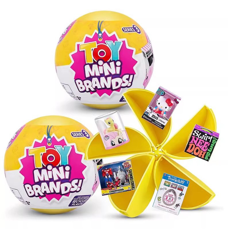 Zuru Mini แบรนด์ของเล่น 5 Surprise Miniature ของเล่น Mini แบรนด์ของเล่น Miniature ของเล่น Mystery Blind Box Series 1 Original ซูเปอร์มาร์เก็ต