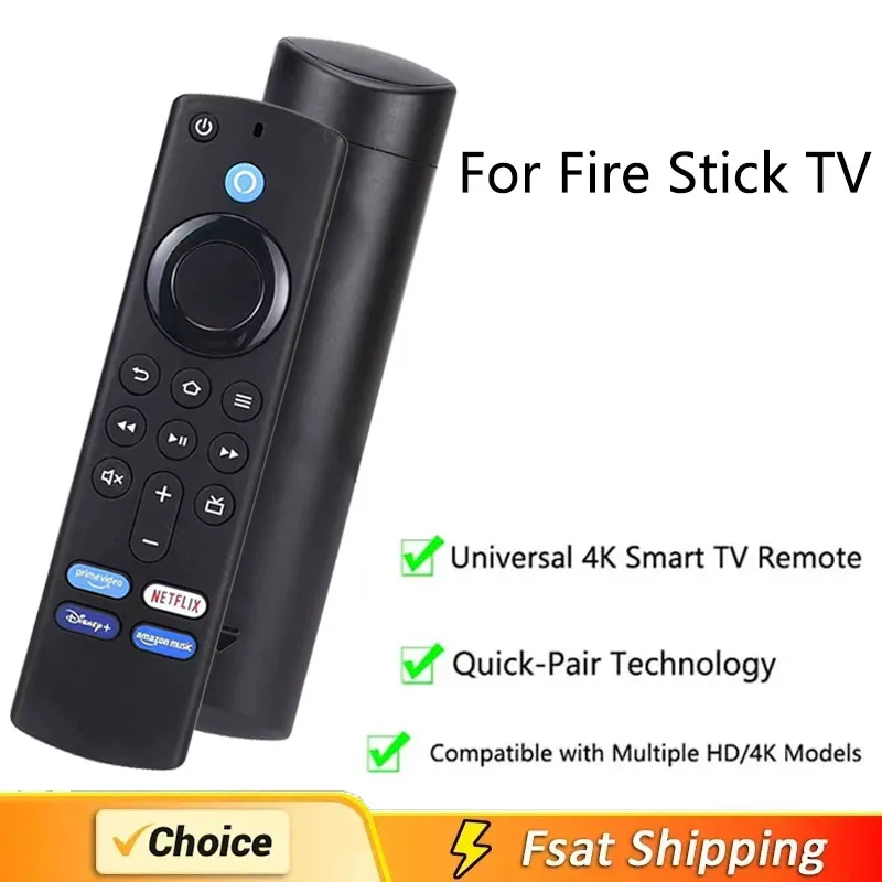 Control remoto por voz de repuesto L5B83G para Fire Stick TV Smart TV Stick 4K MAX Lite Fire Cube remoto funciona con Alexa