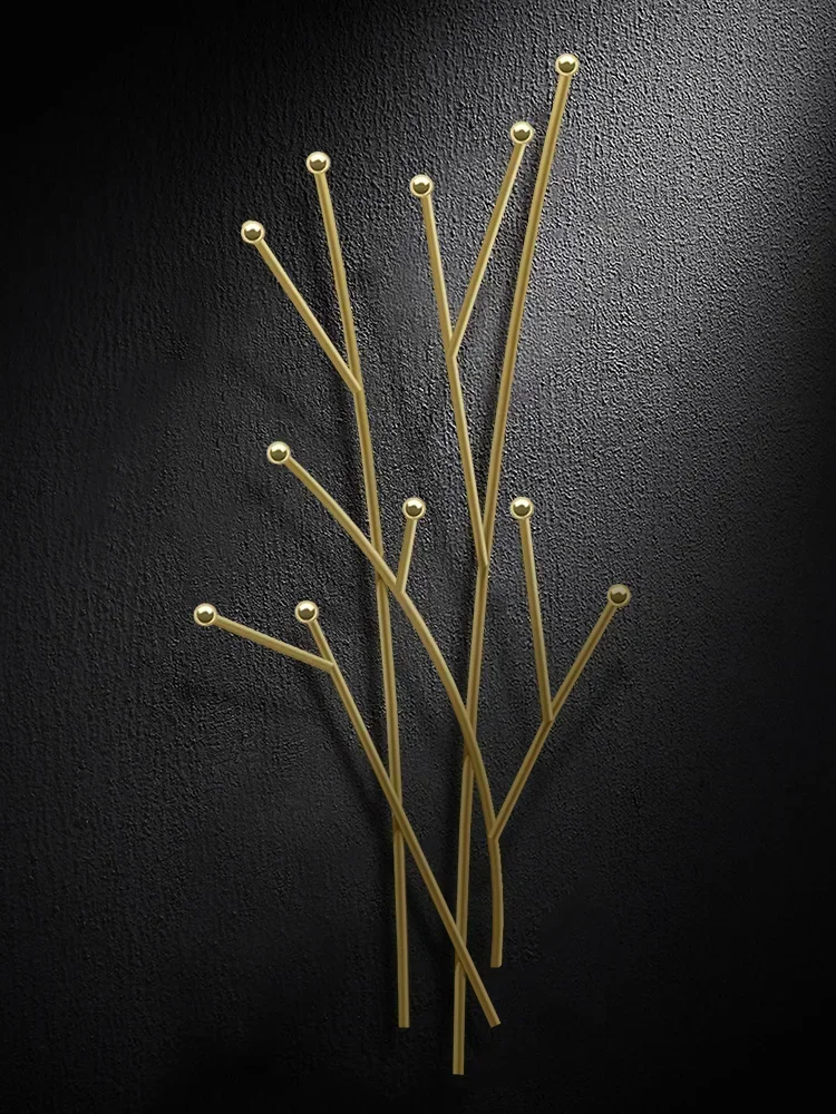 Nordic Clothes Hat Rack  Creative Wall Hanging Hooks, Simple Bedroom Coat Hanger, Light Luxury Design, Bathroom Organizer