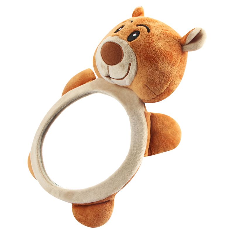 Espelho carro para bebê, para assento, urso, atrai a atenção, voltado para encosto cabeça infantil, para crianças