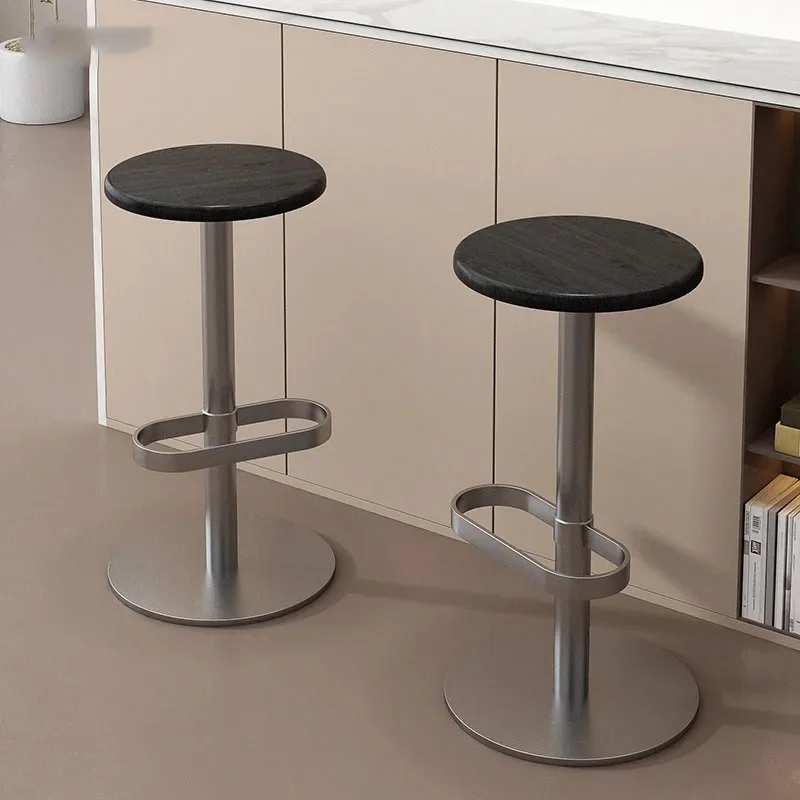 Minimalist Modern Designer เก้าอี้บาร์ Nordic แต่งหน้าความงาม Elegant เคาน์เตอร์ Barstools ร้านอาหาร Chaise Garden เฟอร์นิเจอร์