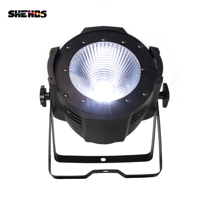 SHEHDS-Lumière COB 2 en 1 avec Porte de Grange pour ixde Mariage, Éclairage de Scène de Restaurant et de Théâtre, Blanc Chaud et Froid, 200W
