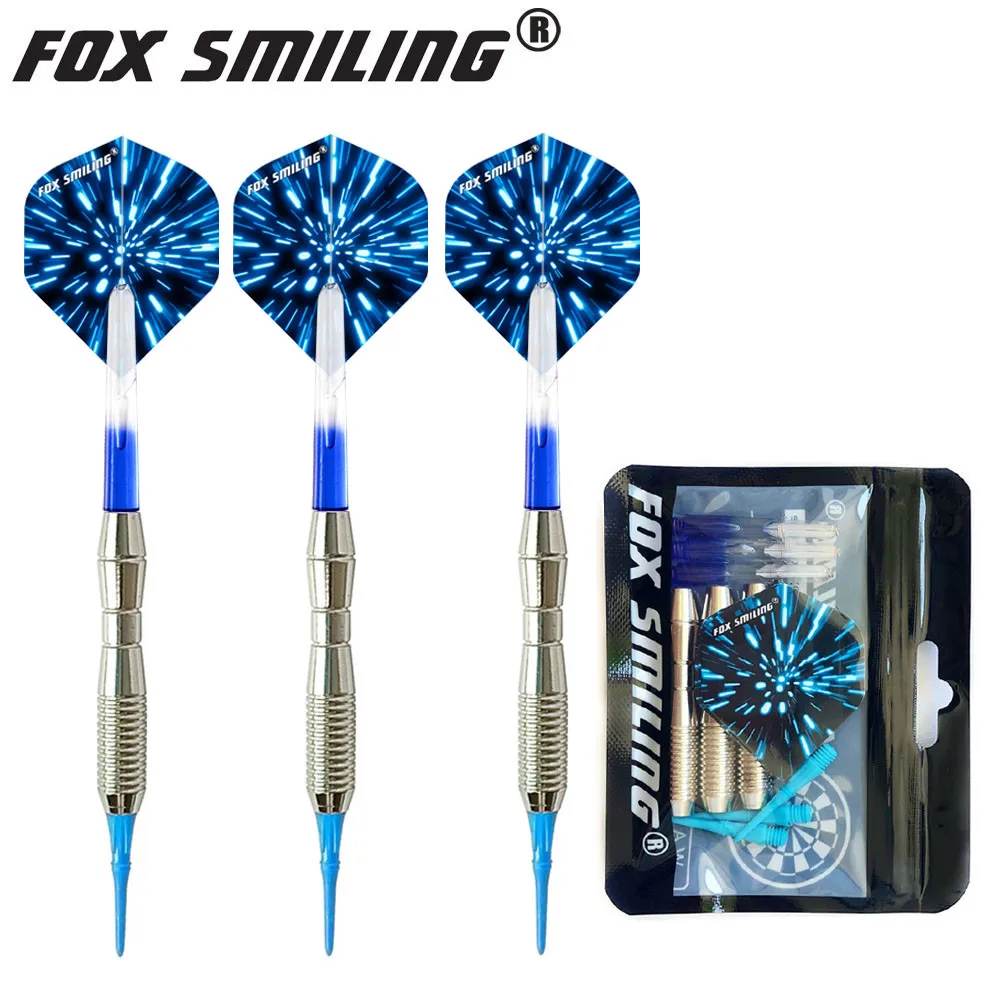 Fox Smiling 3шт 18г мягкие дротики с нейлоновыми наконечниками и валами