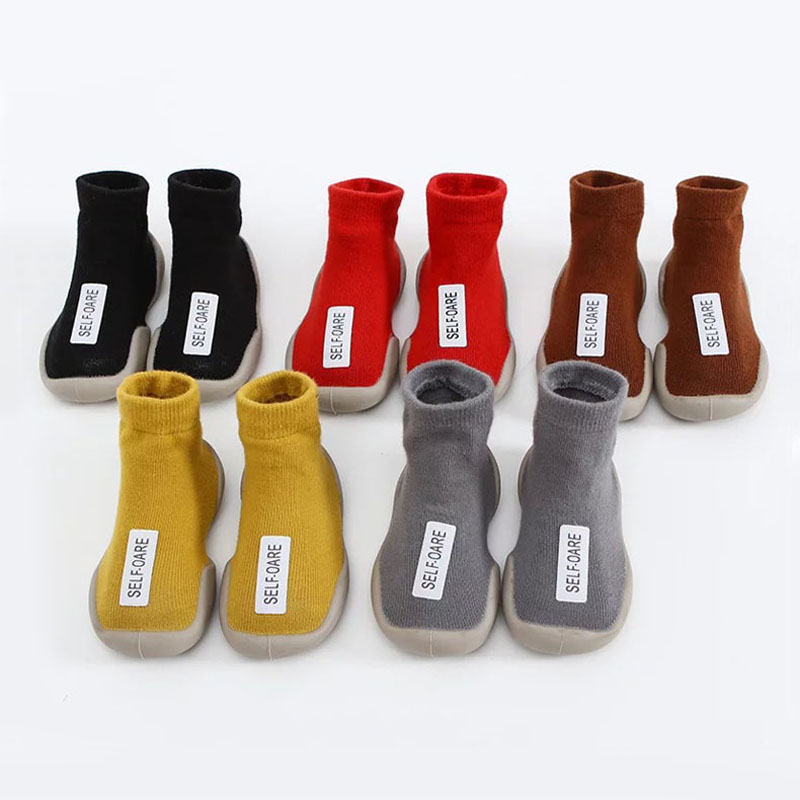 Детские Первые Ходунки, Нескользящая Обувь Без Шнуровки На Мягкой Подошве, Детская Обувь Унисекс Для Мальчиков И Девочек