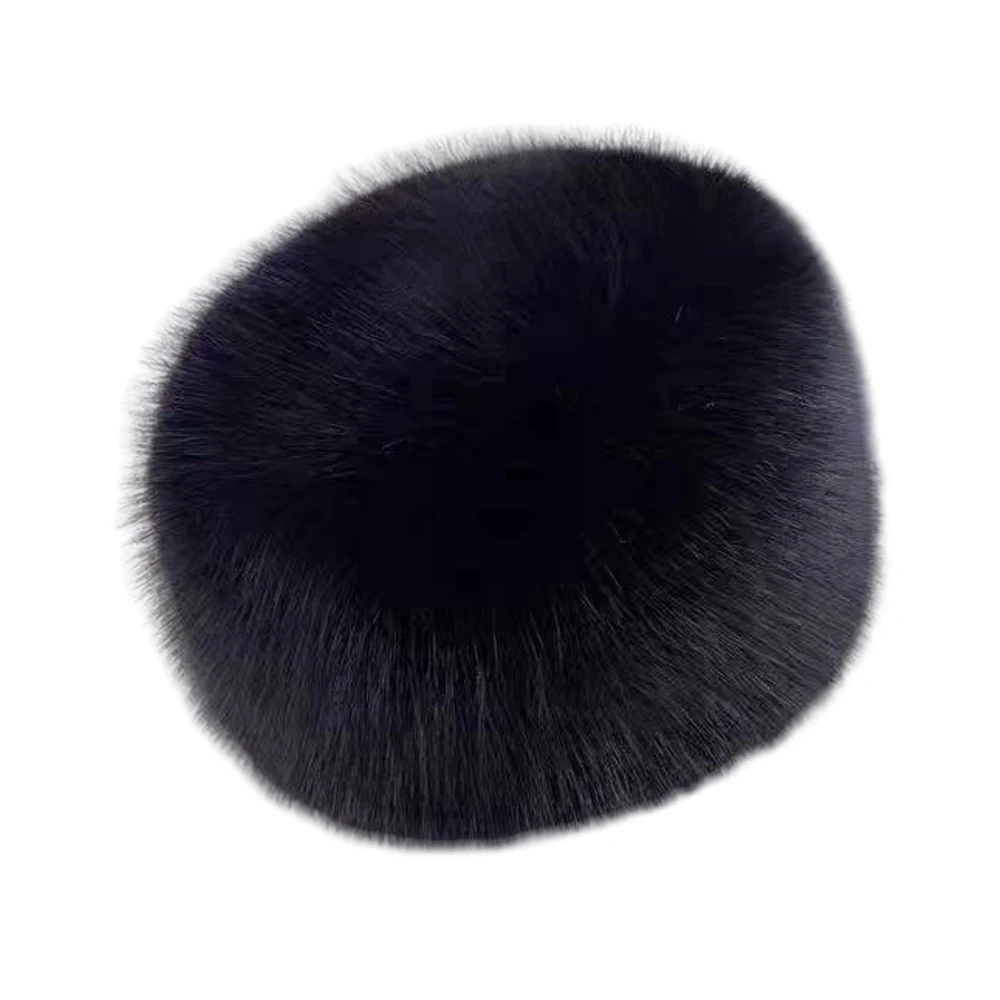 Gorro de invierno de piel Artificial para mujer, gorro ruso Ushanka, gorros gruesos y cálidos con pasamontañas, gorros con orejeras de zorro de imitación para mujer al aire libre, 1 ud.