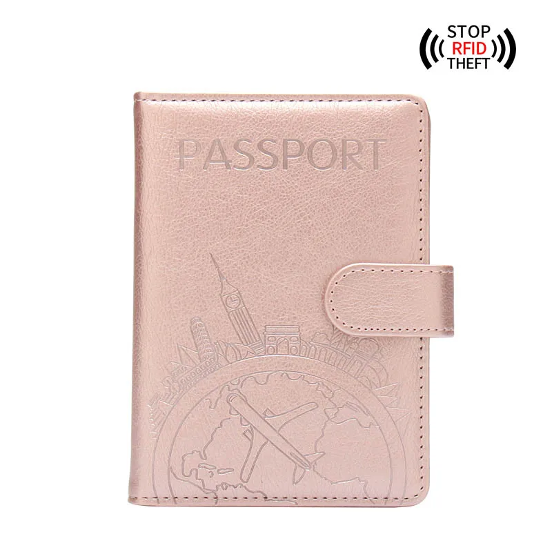 Antimagnetischer und diebstahlsicherer globaler Tourismus, Reisepasshülle, Brieftasche, Tasche, Herren und Damen, Ausweis, Adresskartenhalter, tragbares Reisezubehör