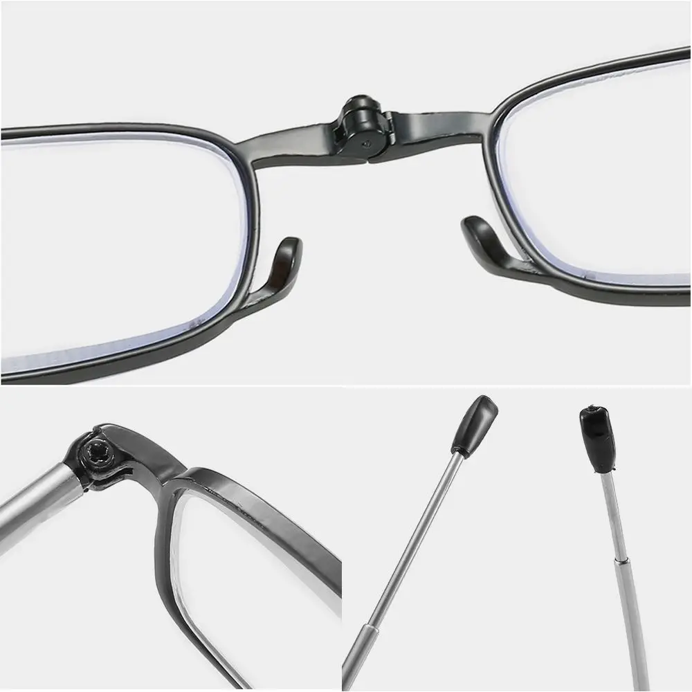 Độ Nét Cao Mắt Unisex Siêu Nhẹ Nhựa Presbyopic Kính Mắt Di Động Có Thể Gập Lại Chăm Sóc Thị Lực Độc Giả Kính Mắt