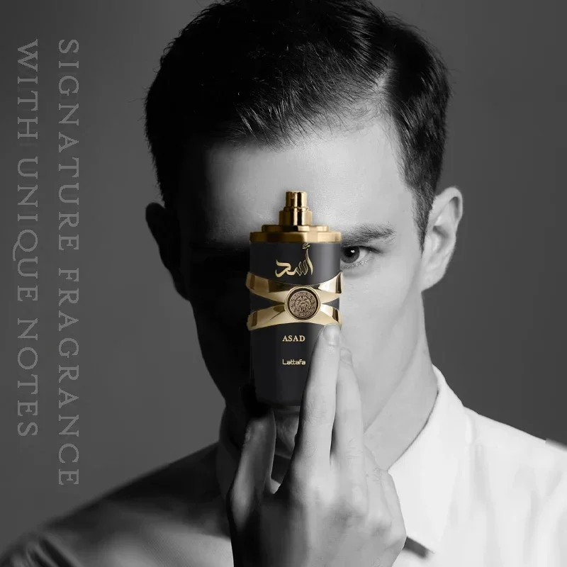 100 ml Original Asad Herrenparfüm, langanhaltender Duft, Eau de Toilette, 4–6 Stunden Köln-Düfte, Körperparfüm, Geschenk