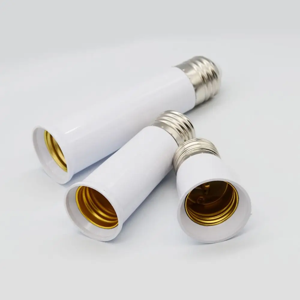 New 65/95/120mm E27 To E27 Extender Lamp Holder Base Bulb Extend Extension Socket Adapter LED Light Adapter Converter