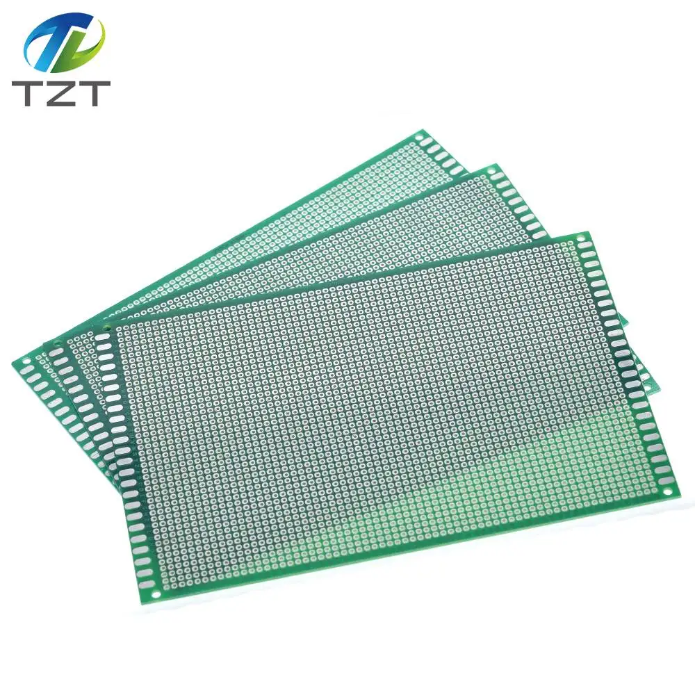 TZT 1pcs 12x18cm 120x180 mm Single Side Prototype Plate Universal Circuit Board Protoboard For Arduino