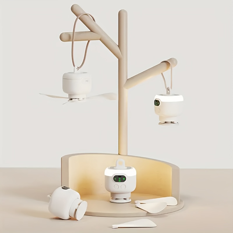 Przenośne wentylatory sufitowe 8000mAh Outdoor Camping Fan namiot wentylator chłodnica akumulatorowy wentylator elektryczny zdalne sterowanie oświetlenie LED