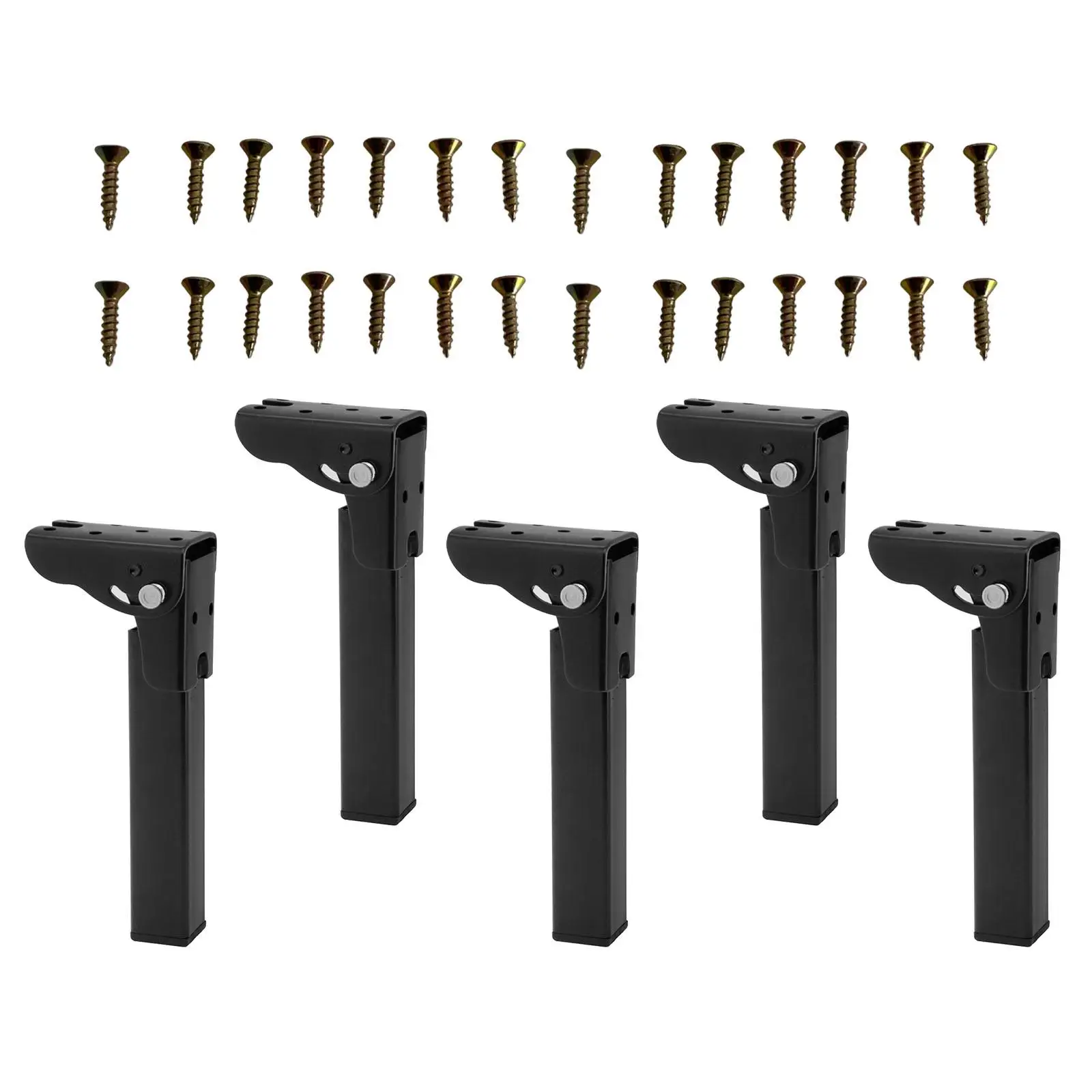접이식 테이블 다리, 장착 나사가 있는 커피 테이블 다리, 소파 캐비닛 나이트 스탠드 옷장용 DIY 가구 다리 발, 4x