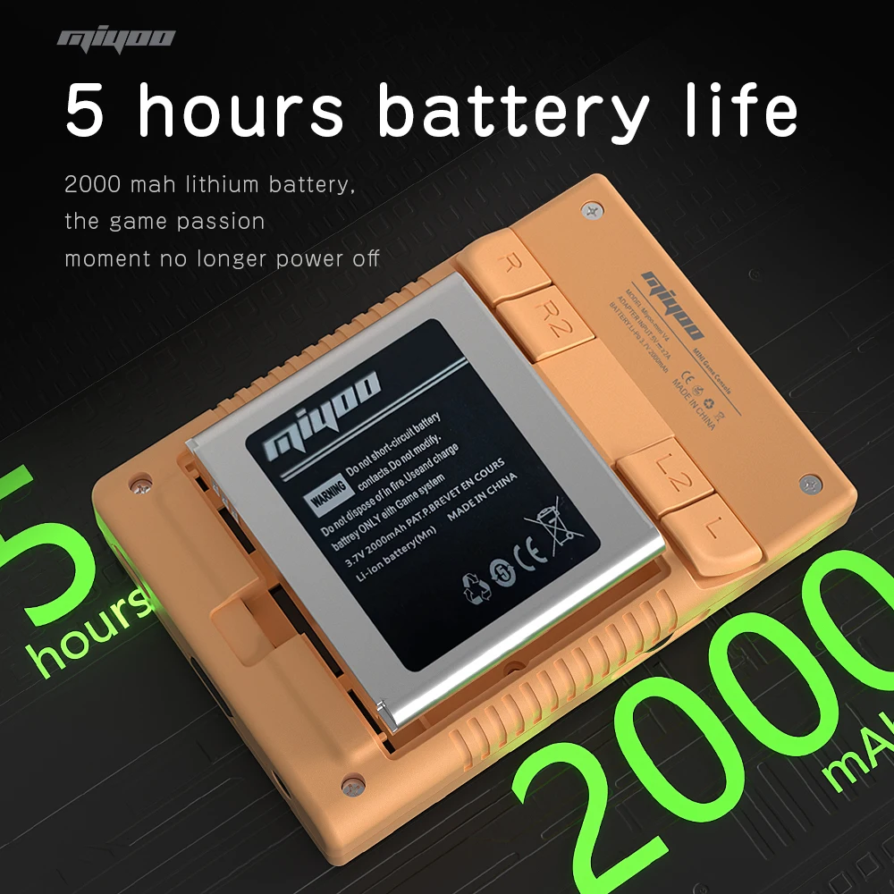 MIYOO MINI V2 V3 Di Động Retro Chơi Game Cầm Tay 2.8Inch IPS HDScreen Máy Trò Chơi Điện Tử Hệ Thống Linux Cổ Điển Chơi Game Giả Lập