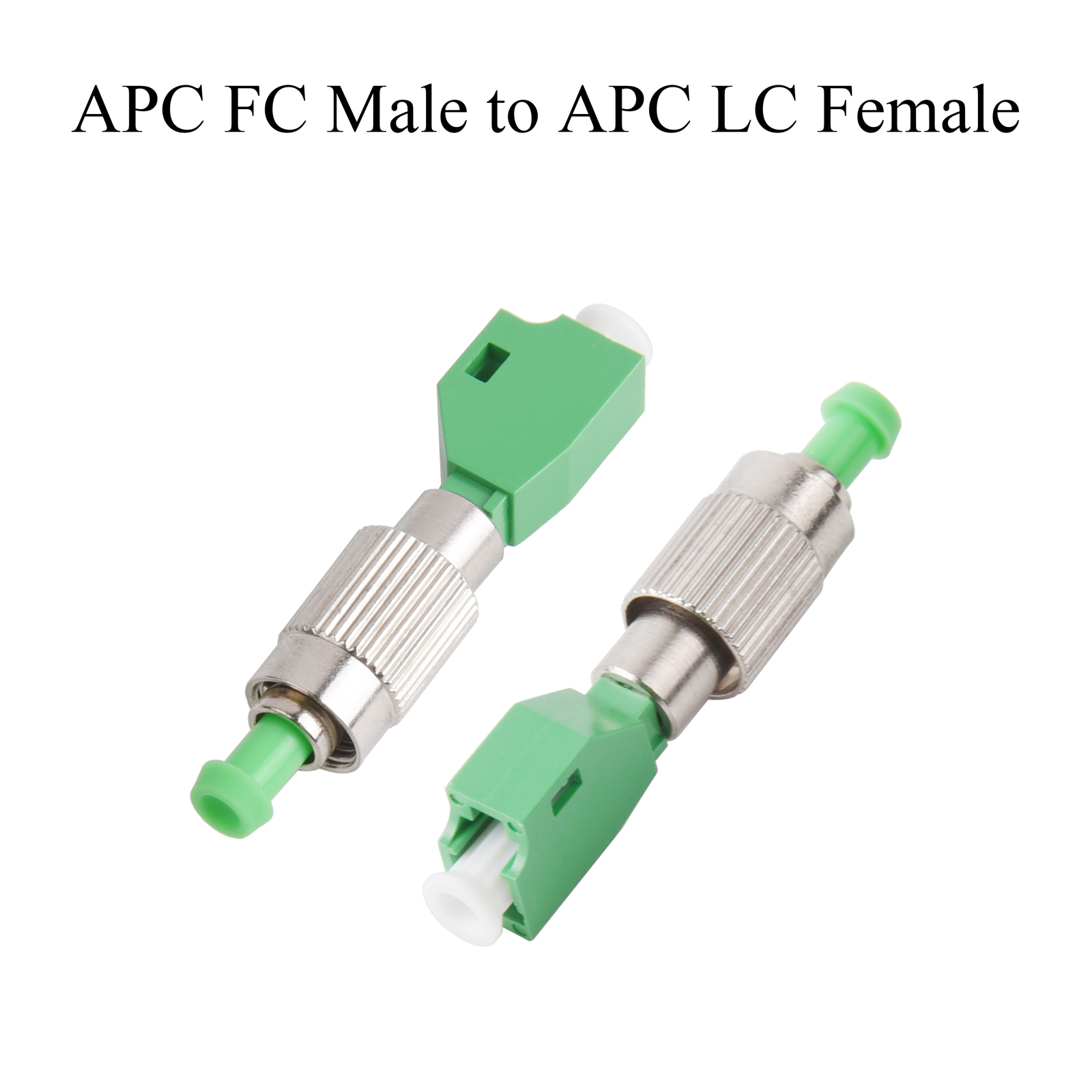 2 Stück Glasfaser APC/UPC SC/LC/FC/ST Stecker auf UPC FC/LC/SC/ST Buchse Adapter Singlemode optischer Hybrid-Stecker
