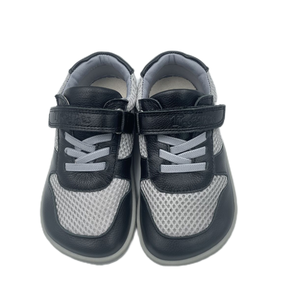 Tipsietoes new1 2025 primavera sapato de couro genuíno para meninas e meninos crianças tênis descalço leve minimalista elástico strape