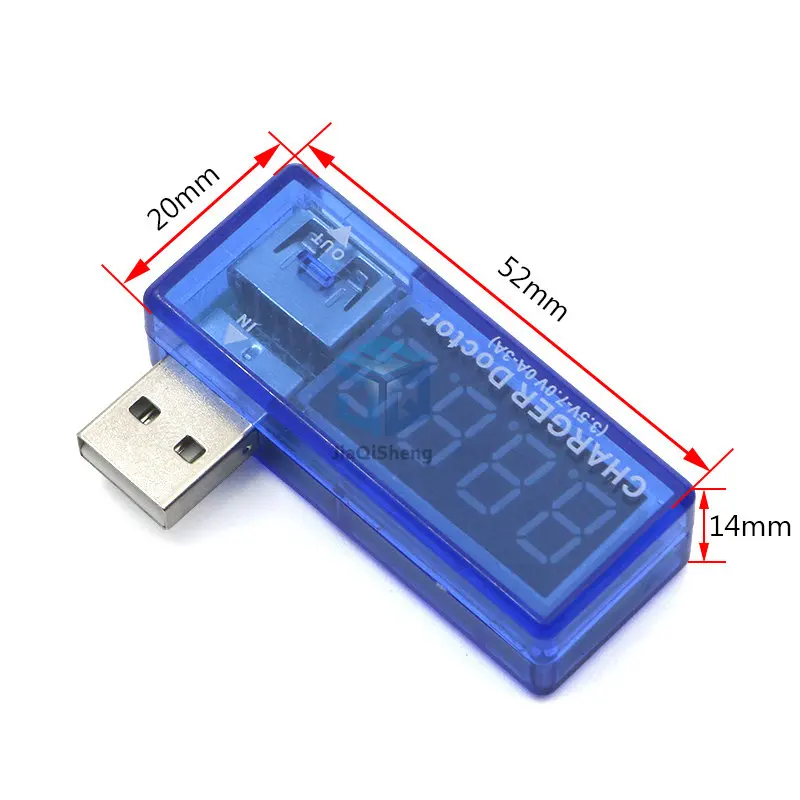 Kỹ Thuật Số Di Động USB Công Suất Dòng Sạc Bút Thử Điện Áp Đo Mini USB Sạc Bác Sĩ Khuếch Biến Trong Suốt