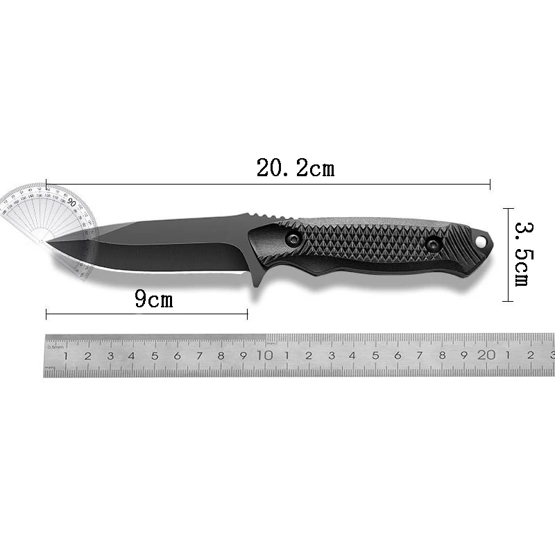NEW Camping outdoor straight knife, wilderness survival knife, integrated dragon bone knife, Kitchen knife, fruit knife